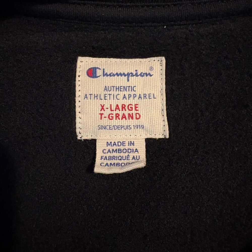 Champion Crewneck Sweatshirt in Black - XL - Picture 3 of 3